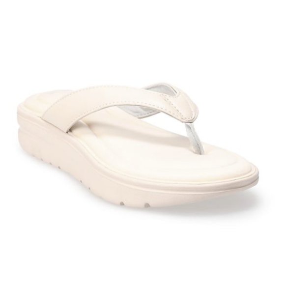FLX Shoes - FLX EXCURSION WOMANS SHELL FLIP FLOP SANDALS WITH PILLOW FOAM SIZE 8